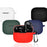 For QCY T19 Earphone Cover Silicone Case Headset Sleeve with Buckle - Red - 7