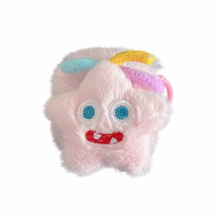 For AirPods with Charging Case (2016) / (2019) / AirPods with Wireless Charging Case (2019) Cute Plush Cover with Buckle - 1