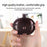For Huawei FreeClip Earphone Case PU Leather Bluetooth-compatible Headset Charging Bin Sleeve - Dark Brown - 2