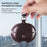 For Huawei FreeClip Earphone Case PU Leather Bluetooth-compatible Headset Charging Bin Sleeve - Dark Brown - 3