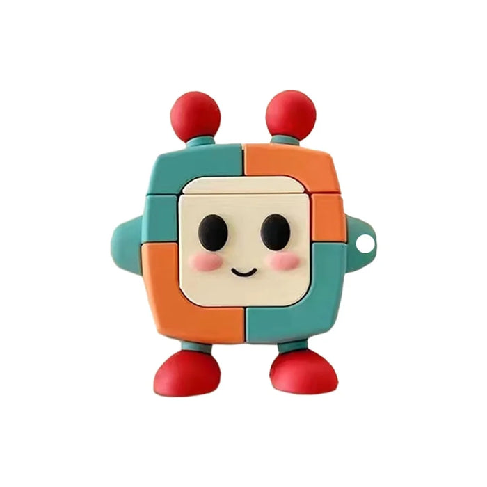 For Lenovo X15 Pro Wireless Earphone Cartoon Anti-drop Case Silicone Protective Cover - Color Robot - 1