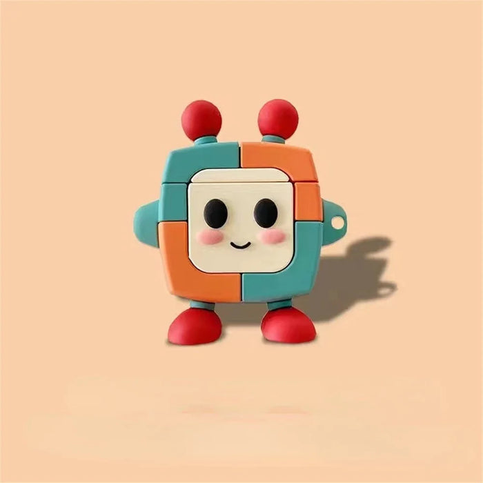 For Lenovo X15 Pro Wireless Earphone Cartoon Anti-drop Case Silicone Protective Cover - Color Robot - 2