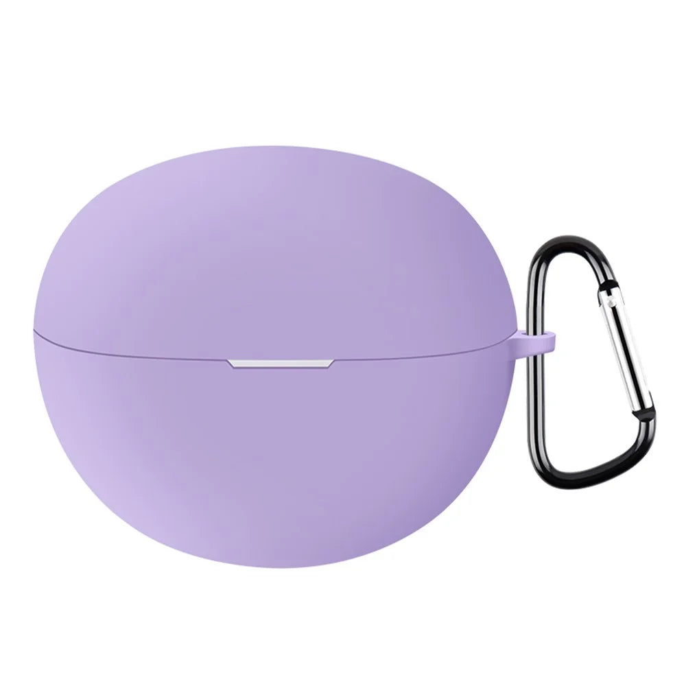 For HUAWEI FreeClip TWS Earphone Silicone Protective Case Anti-drop Cover - Purple - 1