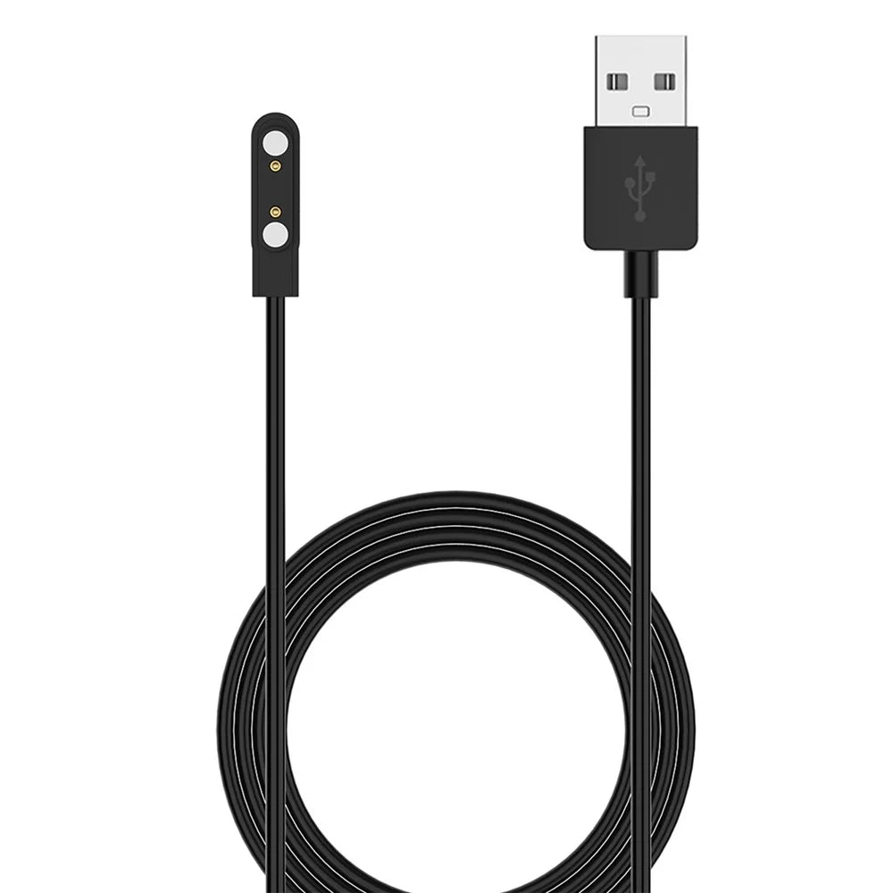 For Haylou Solar Plus LS16 / Xplora XG02 Magnetic Watch Charging Dock Charger with 60CM Cable - Black - 4