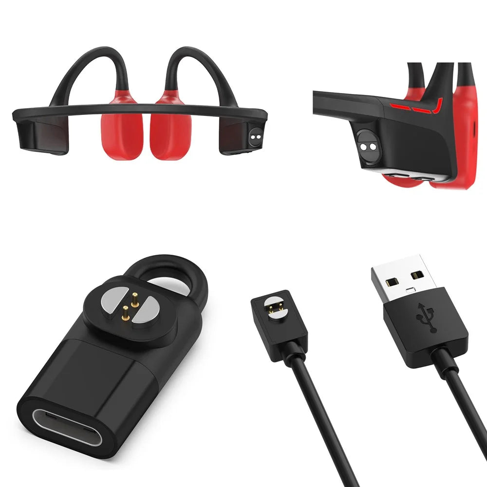 ST-008 Charging Adapter for Suunto Wing (HS231) Headphone Magnetic Converter - 7