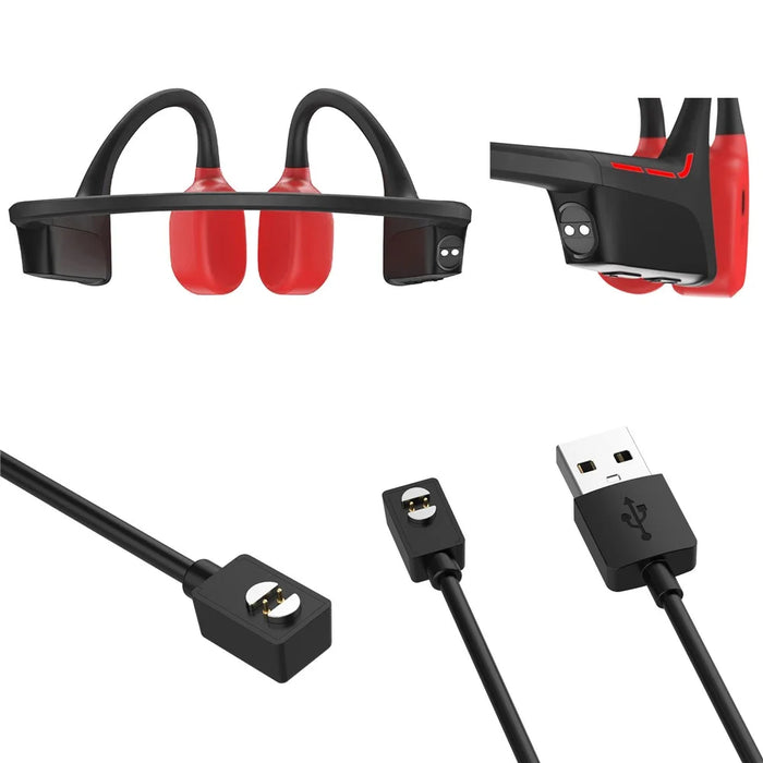 Power Cord for Suunto Wing (HS231) Headphone Magnetic Charging Cable, 1m - 6
