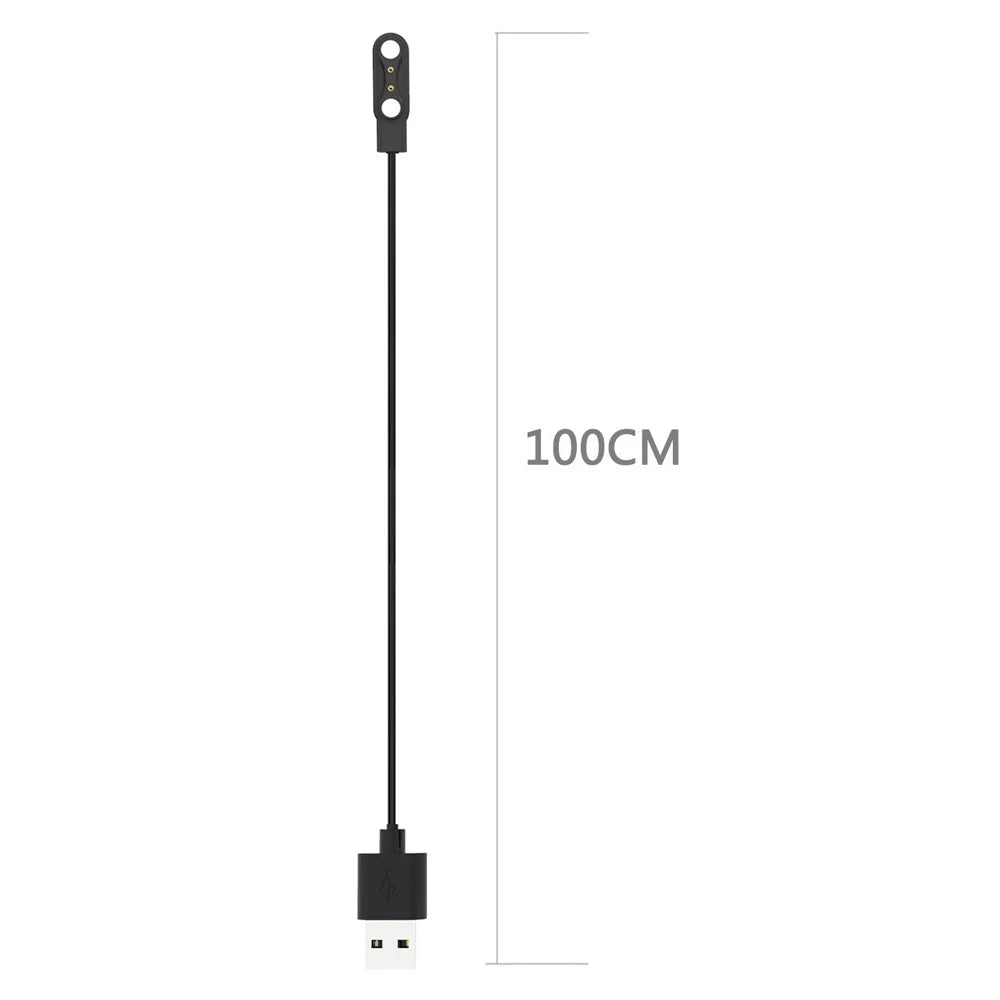 For LUONENG KW30 USB Magnetic Watch Charger Charging Dock with 100CM Cable - 6