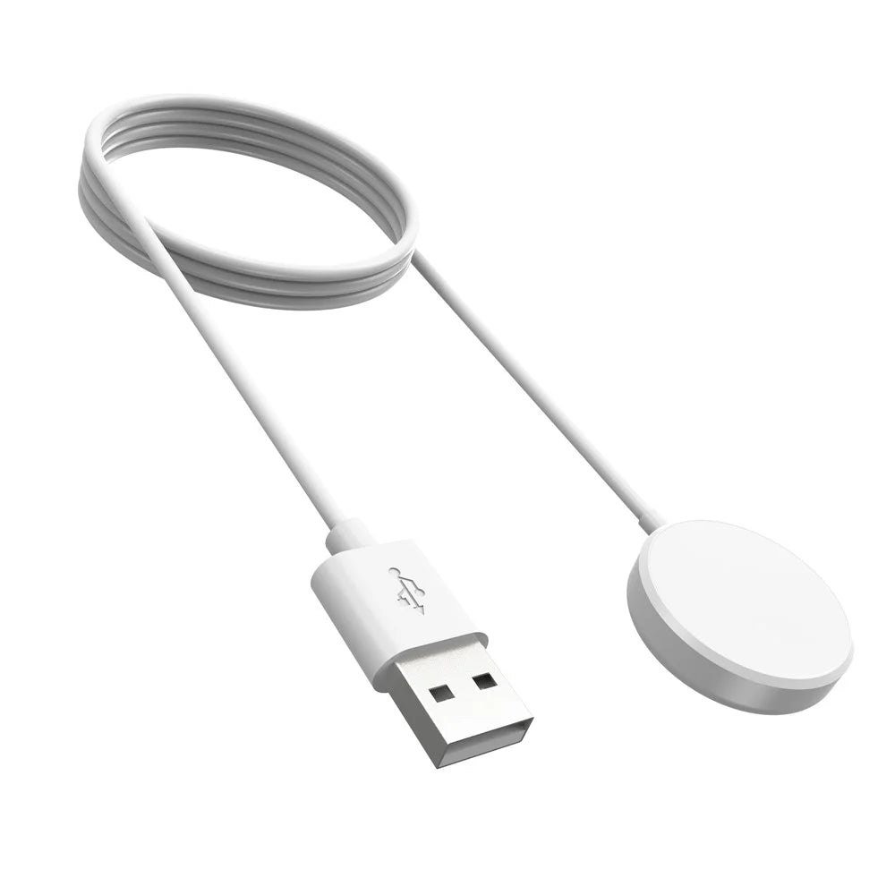 For Samsung Galaxy Watch 6 5 4 Classic 3 Active Smartwatch Charging Dock with 100CM Cable - White - 1