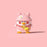 No.3 For Lenovo LP40 Cartoon Duck with Cap Bluetooth-compatible Earphone Sleeve Soft Silicone Cover - Pink - 2