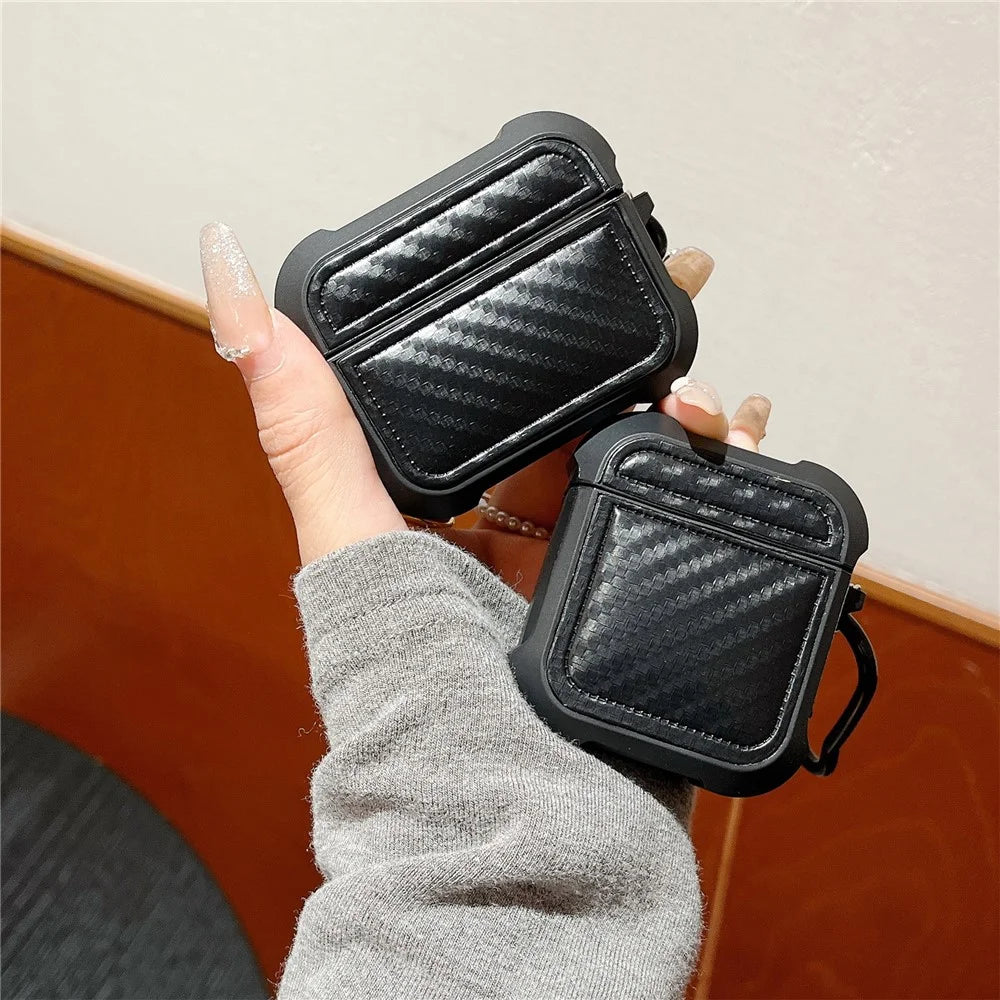 Earphone Sleeve for AirPods Pro / Pro 2 TPU Anti-drop Cover Earphone Organizer Carrying Case with Anti-lost Buckle - 3