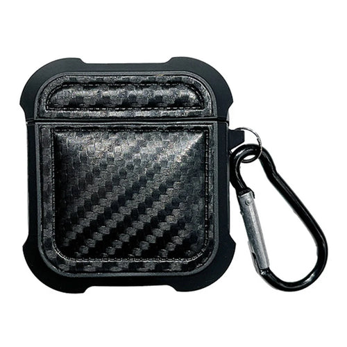 Earphone Cover for AirPods with Charging Case (2016) / (2019) / AirPods with Wireless Charging Case (2019) Earphone Sleeve with Anti-Lost Buckle - 1