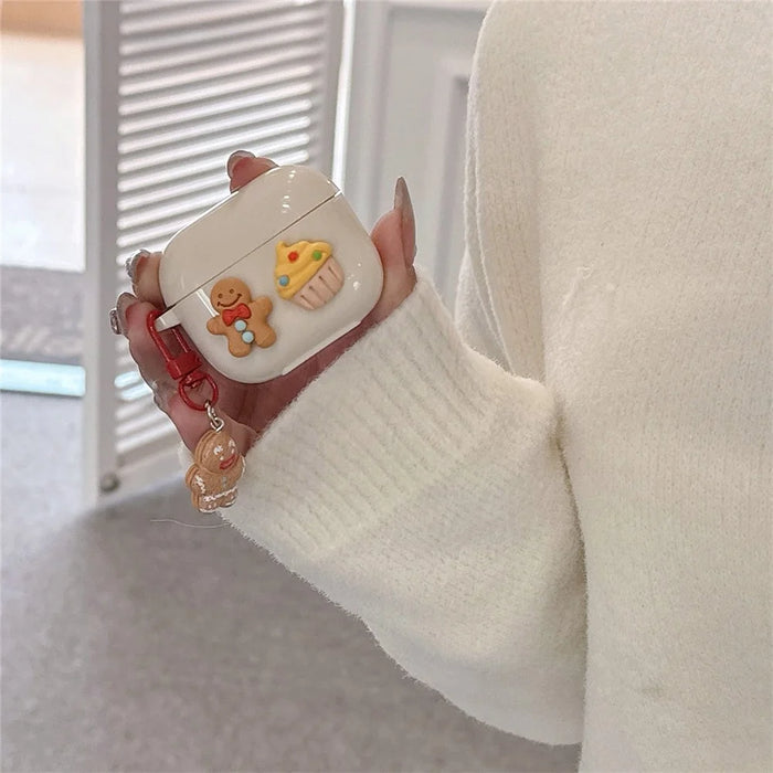 For AirPods Pro 2 / Pro Case Cake Cookie TPU Protective Earphone Cover with Pendant - 3