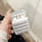 For AirPods with Charging Case (2016) / (2019) / AirPods with Wireless Charging Case (2019) Glitter Cover Down Jacket Design Carrying Case - White - 3