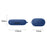 For SoundCore V30i Earphone Case Soft Silicone Shockproof Cover with Anti-Lost Buckle - Dark Blue - 4