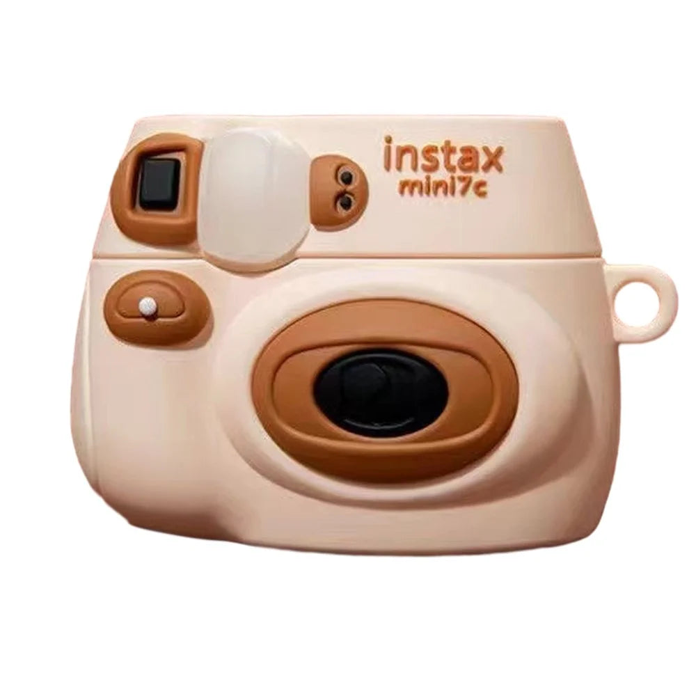 For Beats Studio Buds TWS Earphone Anti-drop Case Cute Cartoon Silicone Protective Cover - Camera - 1