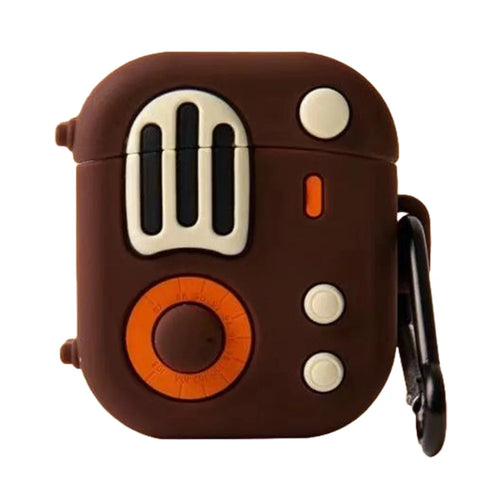 No.2 For Baseus W04 Silicone Protection Cover Sleeve Wireless Headset Case with Cartoon Shape - 1