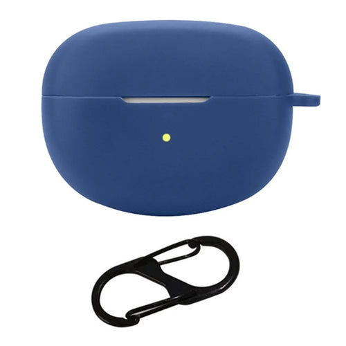 For Bose Ultra Open Earbuds Bluetooth-compatible Earphone Silicone Case Anti-dust Cover with Hanging Buckle - Dark Blue - 1