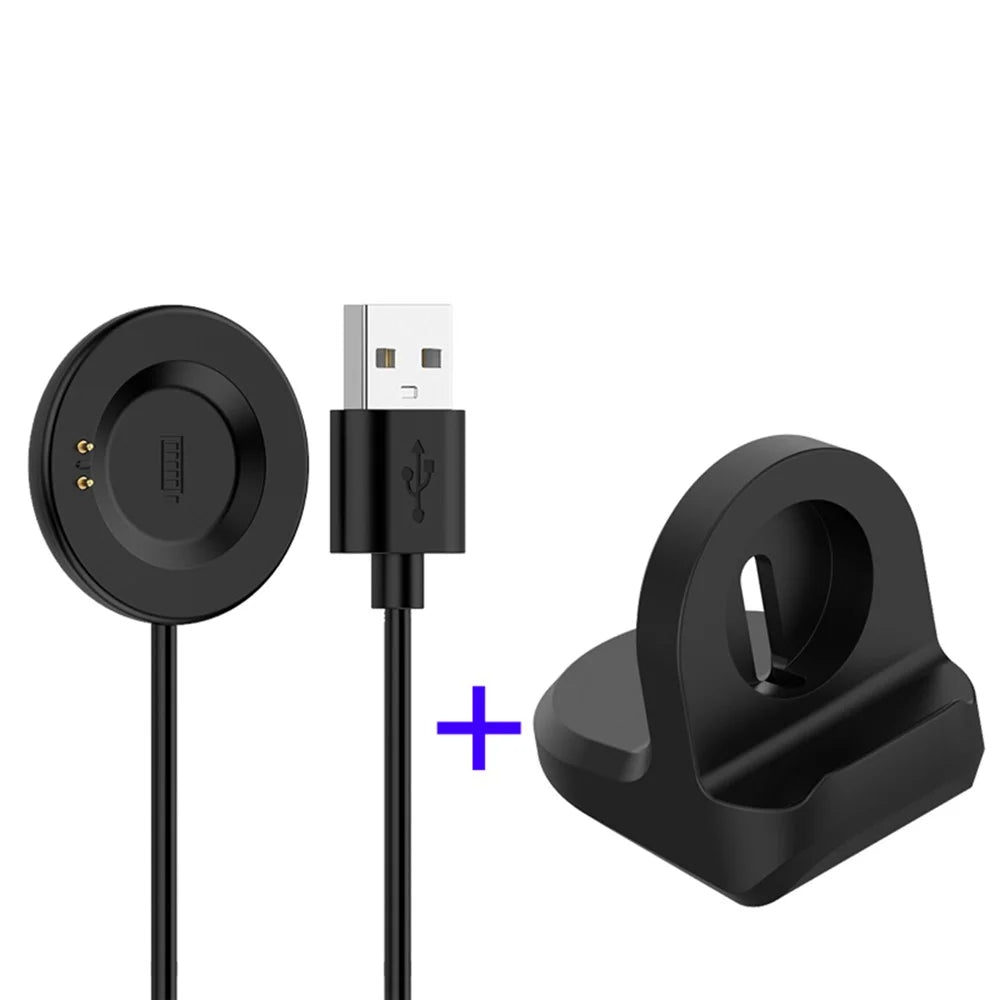 For iTouch Air 3 Silicone Display Holder Smartwatch Charger Set with Cable - 1