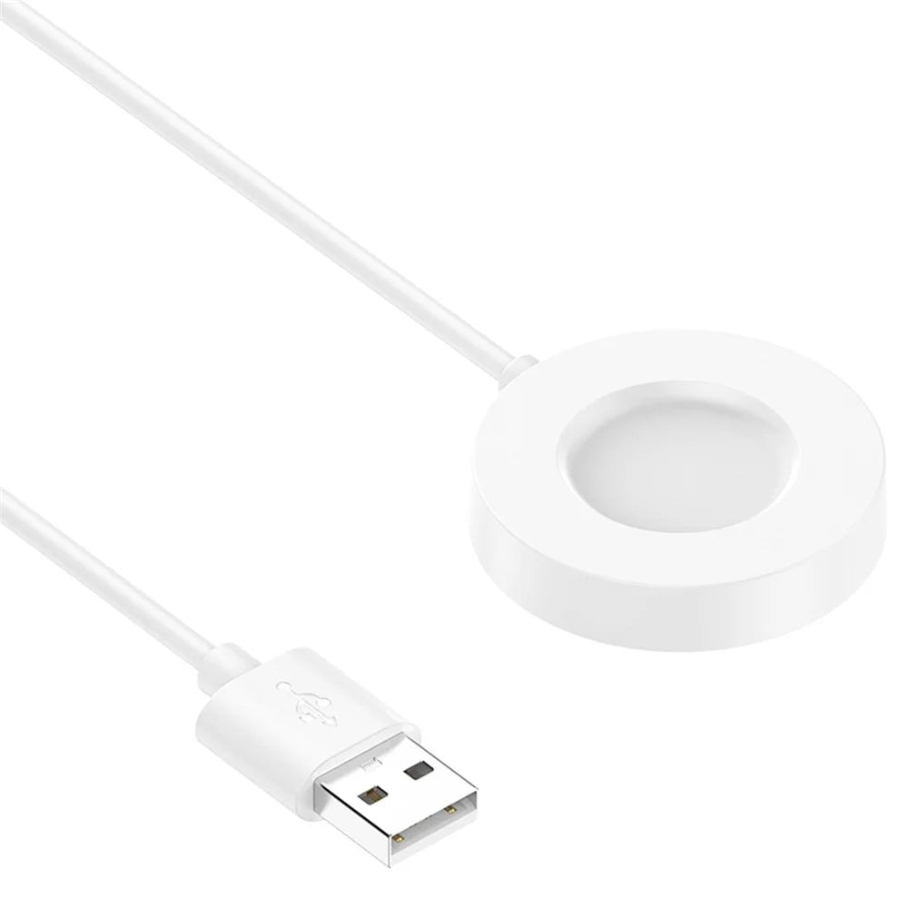 For Xiaomi Watch S1 Pro Smartwatch Charger Charging Pad with Silicone Display Holder - White - 7