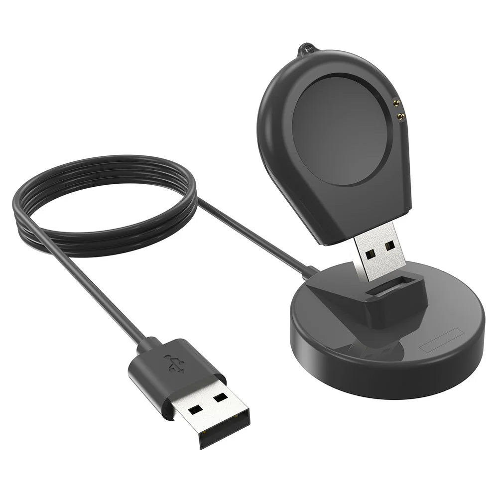 For Xiaomi Watch S3 / S2 46mm / S2 42mm / Watch 2 Pro Wireless Charger USB Charging Dock Station - Black - 2