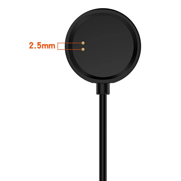 For Realme Watch RMA161 Cable Charging Pad Smartwatch Charger with Silicone Display Holder - 5