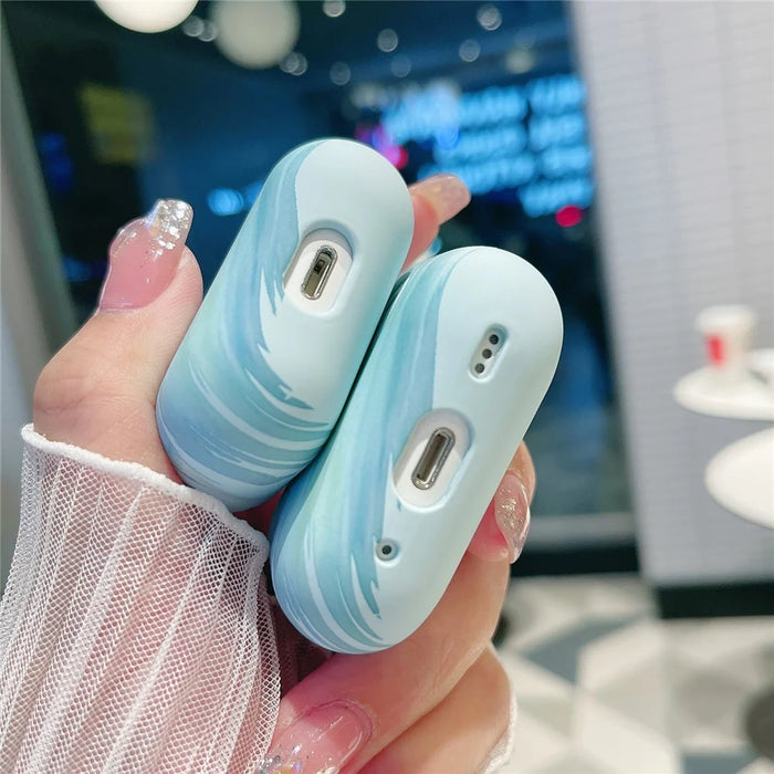 Hard PC Case for AirPods Pro 2 Matte Cartoon Panda Pattern Printing Protective Cover - 4