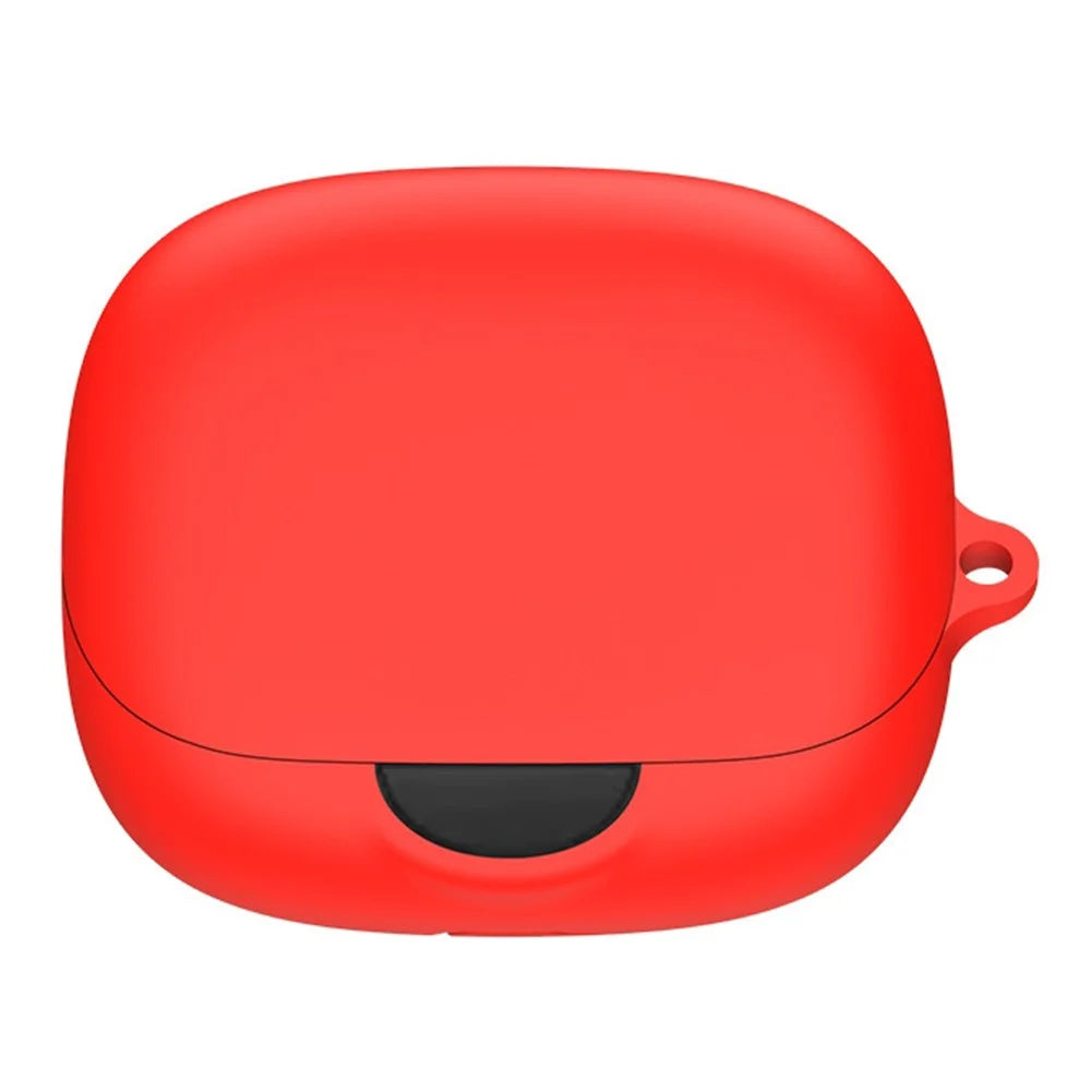 For Anker Soundcore AeroFit Pro Silicone Cover Bluetooth-compatible Earphone Charging Bin Sleeve - Red - 1
