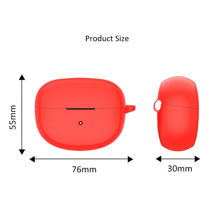 For Bose Ultra Open Earbuds Silicone Cover Bluetooth-compatible Earphones Dust Proof Sleeve - Red - 3