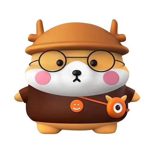 No.3 For Redmi Buds 3 Cover Soft Silicone Case Earphone Protective Shell Lovely Cartoon Shape - Shiba Inu with Antlers - 1