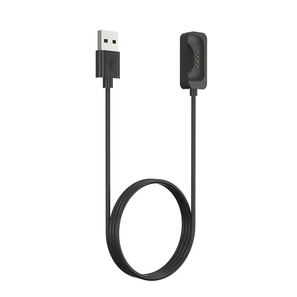Magnetic Smart Watch Charger for Oppo Watch X 100cm Replacement Magnetic Watch USB Charging Cord - Black - 2