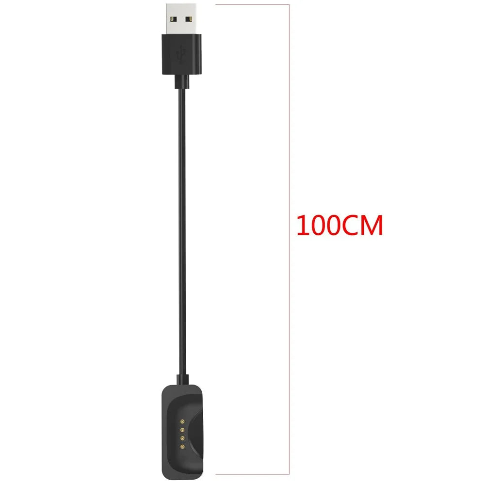 Magnetic Smart Watch Charger for Oppo Watch X 100cm Replacement Magnetic Watch USB Charging Cord - Black - 5