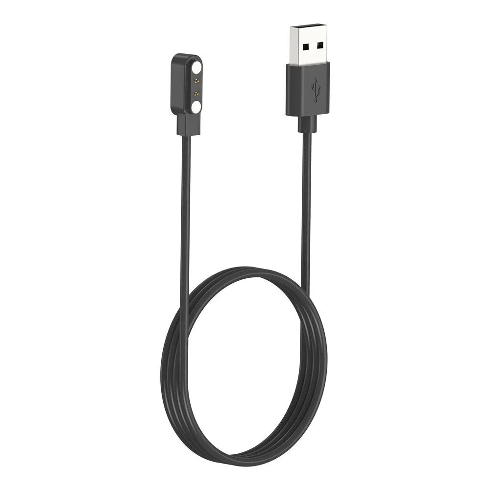 Watch Charger for Zeblaze GTR 3 Pro 100cm Replacement Magnetic Watch Charging Cable - Black - 1