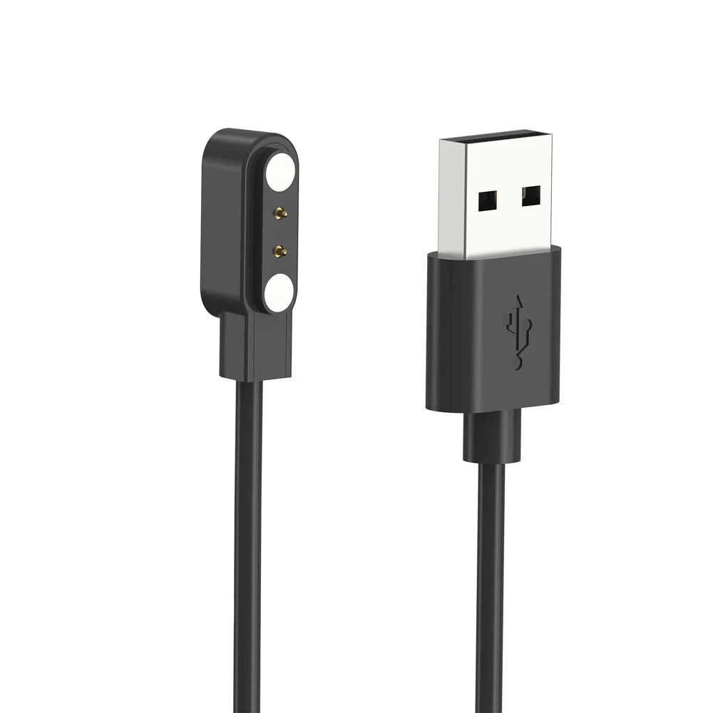 Watch Charger for Zeblaze GTR 3 Pro 100cm Replacement Magnetic Watch Charging Cable - Black - 2