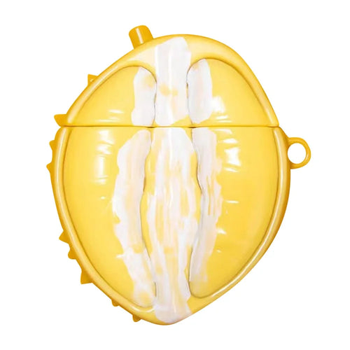 For Huawei FreeBuds 4 Cute Food Silicone Cover Bluetooth-compatible Earphone Protective Sleeve - Durian - 1