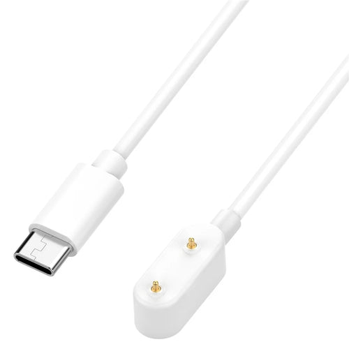 For Samsung Galaxy Fit3 / Honor Band 9 / Huawei Band 9 / 9 NFC Type-C Port Magnetic Smart Watch Charging Cable - White - 1