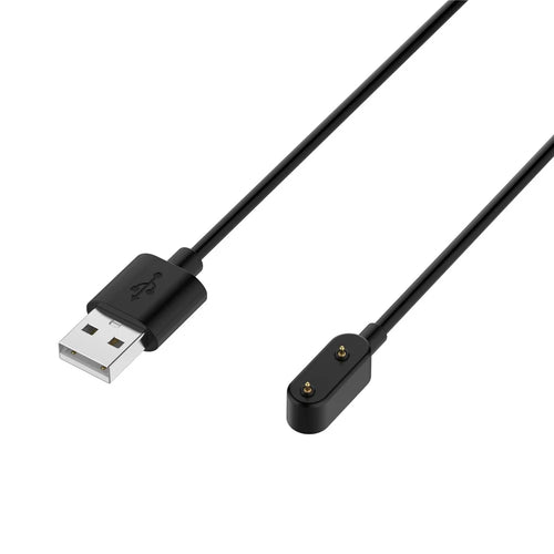 For Samsung Galaxy Fit3 / Honor Band 9 / Huawei Band 9 / 9 NFC Smart Watch USB-A Port Magnetic Charging Cable (with Chip Protection) - Black - 1