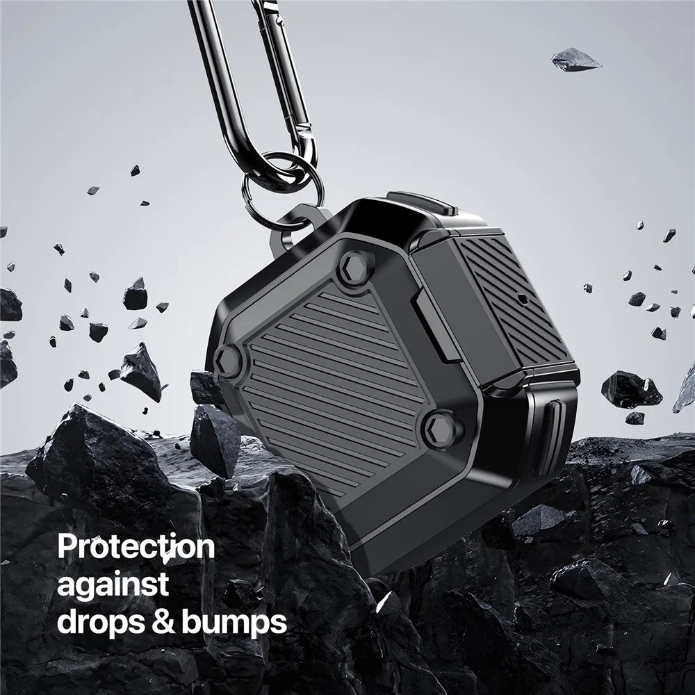 DUX DUCIS SECG Series for Samsung Galaxy Buds Live / Buds Pro / Buds2 / Buds2 Pro / Buds FE Earphone Case PC+TPU Cover - Black - 5