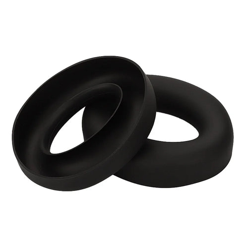 1 Pair For SoundPEATS Space Headset Cushion Protective Cover Earpad Silicone Case - Black - 1