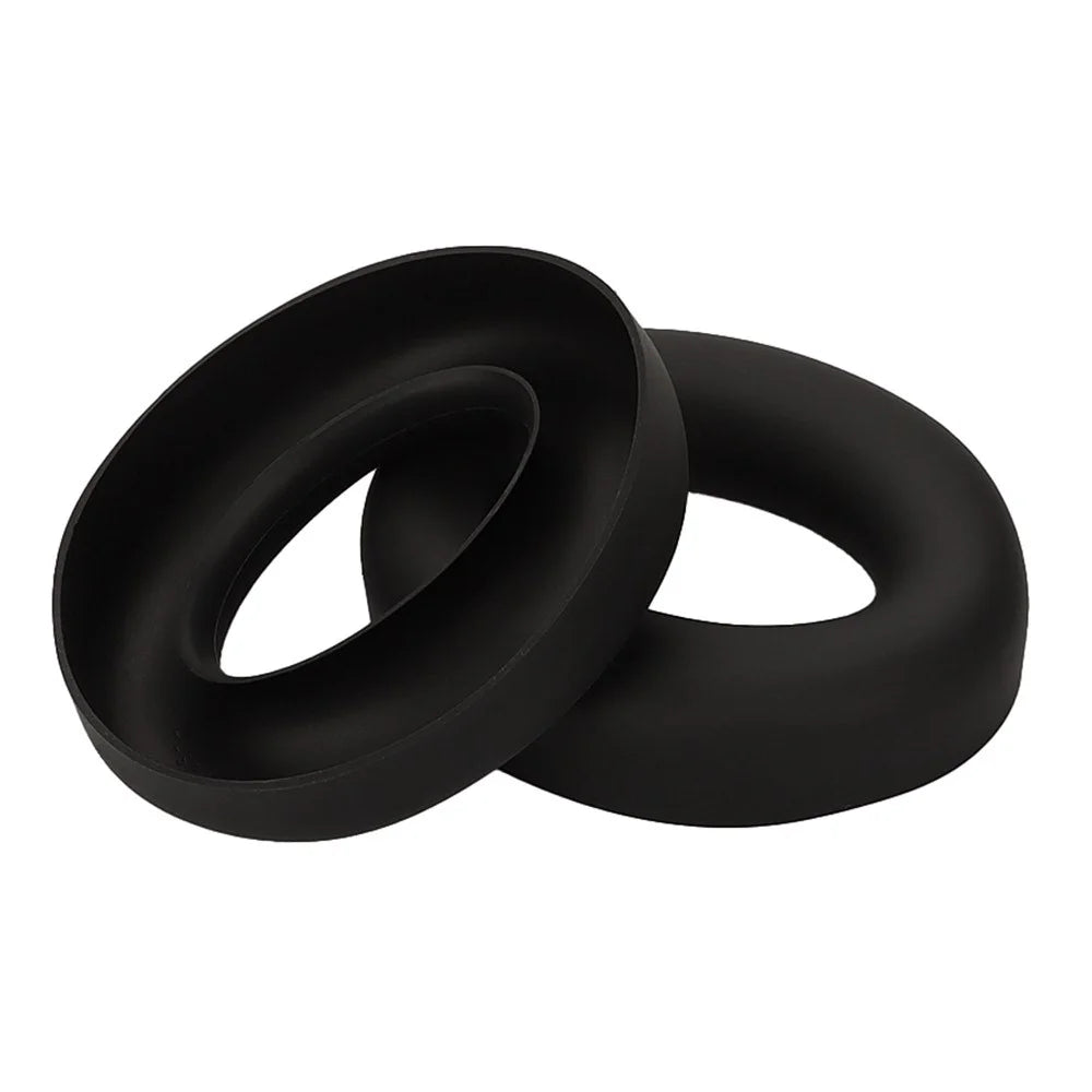 1 Pair For SoundPEATS Space Headset Cushion Protective Cover Earpad Silicone Case - Black - 1