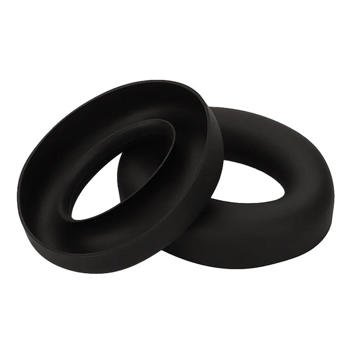 1 Pair For SoundPEATS Space Headset Cushion Protective Cover Earpad Silicone Case - Black - 1