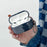 For Apple AirPods Pro Splicing Denim Bluetooth-compatible Earphone Cover Protective Case with Metal Hook - Style A - 2