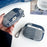 For Apple AirPods Pro Splicing Denim Bluetooth-compatible Earphone Cover Protective Case with Metal Hook - Style A - 5