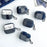 For Apple AirPods Pro Splicing Denim Bluetooth-compatible Earphone Cover Protective Case with Metal Hook - Style A - 6