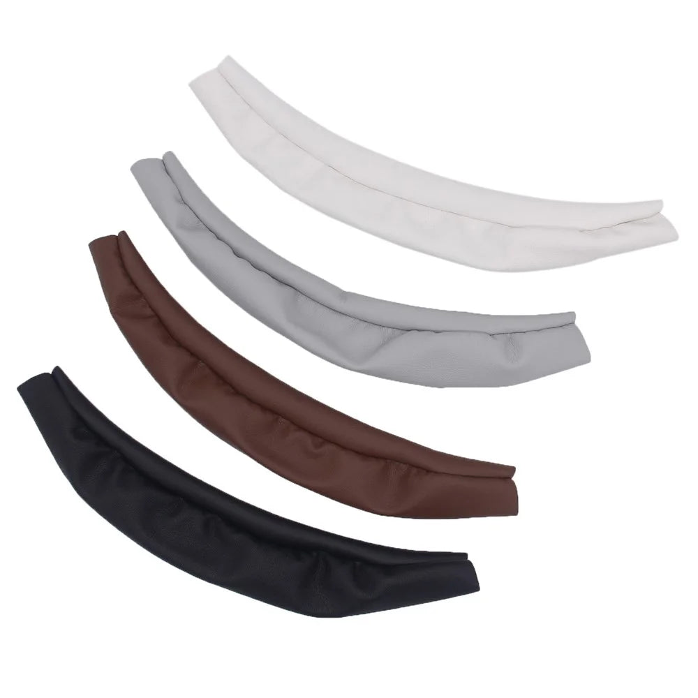 JZF-449 For Corsair Virtuoso RGB Wireless SE Headphone Head Beam Cover Protein Leather Headband Sleeve - Brown - 3