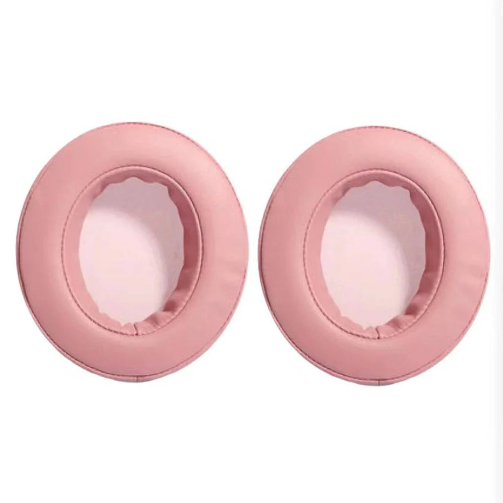 JZF-438 For Razer Kraken X 1 Pair Headphone Replacement Earpads Breathable Protein Leather Earmuffs - Pink - 1