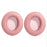 JZF-438 For Razer Kraken X 1 Pair Headphone Replacement Earpads Breathable Protein Leather Earmuffs - Pink - 1
