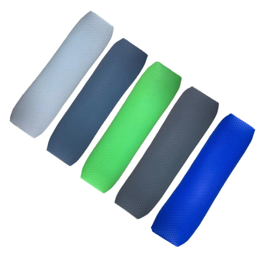 JZF-427 For JBL Quantum 100 Protein Leather Headphone Head Beam Cover Headband Sleeve - Black Blue - 2