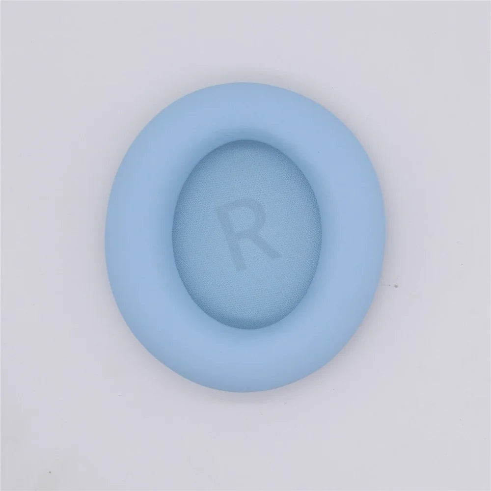 JZF-428 For Anker Soundcore Space One 1 Pair Headphone Earpads Protein Leather+Sponge Soft Earmuffs - Lake Blue - 7