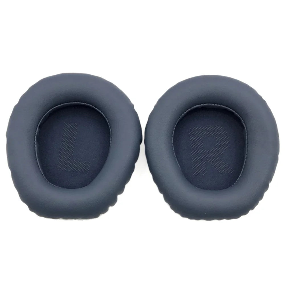 JZF-426 1 Pair Headset Ear Cushions for JBL Quantum 100 Soft Protein Leather Ear Pads - Navy Blue - 1