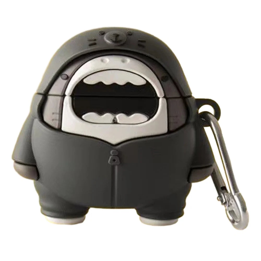 For Xiaomi Redmi Buds 4 Lite Cute Cartoon Anti-drop Cover Bluetooth-compatible Earphone Silicone Shell - Black Hoodie Shark - 1